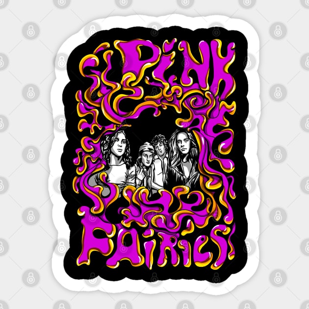 Pink Fairies Sticker by KubikoBakhar